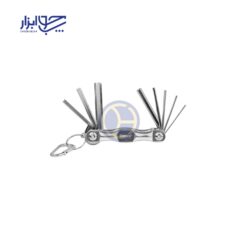 مجموعه 8 عددی آچار آلن شش گوش چاقویی آلومینیومی رونیکس مدل RH-2040