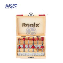 ست تیغ اورفرز رونیکس 12 عددی مدل RH-5341